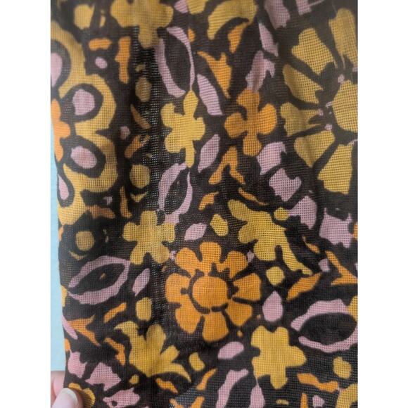 Trina Turk Tank Top Womens 6 Floral Half Button Summer Hippy‎ Boho Festival - Picture 4 of 8